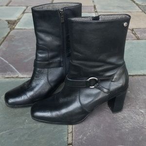 TOMMY HILFIGER Leather Booties